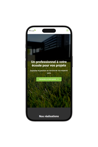 Site Vitrine – Modèle Artisan